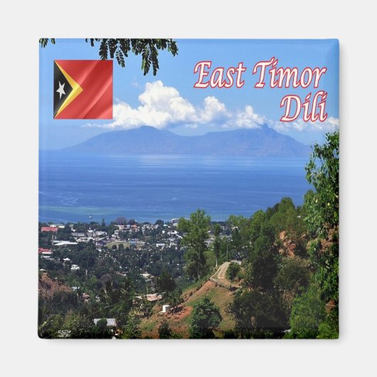 zTL006 DILI, Osttimor, Asien, Kühlschrank Magnet (Vorne)