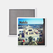 zTN010 MAHDIA, Tunesien, Afrika, Kühlschrank Magnet (Vorderseite/Rückseite)