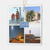 zTN017 DJERBA, Mosaik, Tunesien, Afrika, Keramikornament (Links)