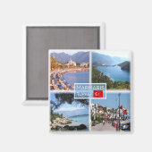 zTR003 MARMARIS, Türkei, Europa, Kühlschrank Magnet (Vorderseite/Rückseite)