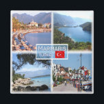 zTR003 MARMARIS, Türkei, Europa, Kühlschrank Magnet<br><div class="desc">Hier finden Sie das Andenken Ihres Urlaubs. (zTR003 MARMARIS,  Türkei,  Kühlschrankmagnet Europa). Erleben Sie Freunde und Verwandte mit den einzigartigen Souvenirs von Ihrer großartigen Reise. Probier uns! #LeoPepeDesign - Eisbrunnen-Strand,  oludenizblaue Lagune,  europäische Republik der Türkei,  Karaca Marina,  Europa-Türkei,  Leopepedesign,  Reise-Foto-Tourismus,  Geschenk-Andenken-Gadget-Kühlschrankmagnet,  Collage Mosaik Potpourri.</div>