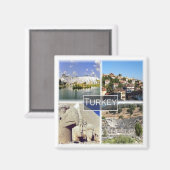 zTR004 Türkei, Europa, Kühlschrank Magnet (Vorderseite/Rückseite)