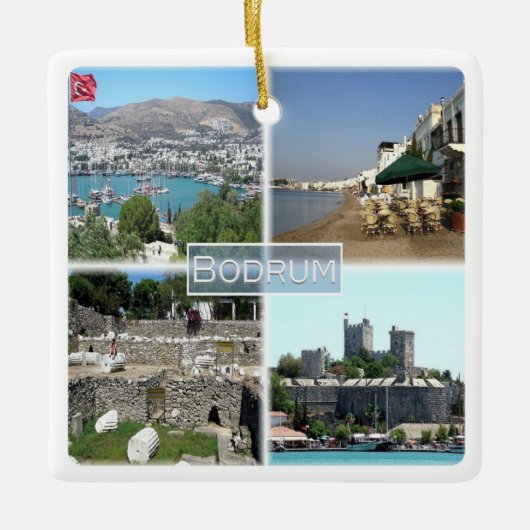 zTR005 BODRUM, Türkei, Europa, Keramikornament (Vorderseite)
