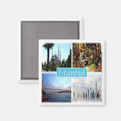 zTR006 ISTANBUL, Türkei, Europa, Kühlschrank Magnet (Vorderseite/Rückseite)