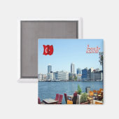 zTR007 SMYRNA, Türkei, Europa, Kühlschrank Magnet (Vorderseite/Rückseite)