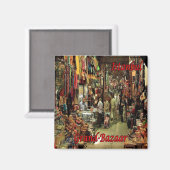 zTR014 ISTANBUL GRAND BAZAAR, Türkei, Kühlschrank Magnet (Vorderseite/Rückseite)