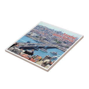 zTR016 ISTANBUL GALATA BRIDGE, Türkei, Fliese