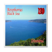zTR019 BOSPHORUS the BLACK, Istanbul, Fliese (Vorderseite)