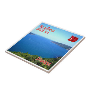 zTR019 BOSPHORUS the BLACK, Istanbul, Fliese