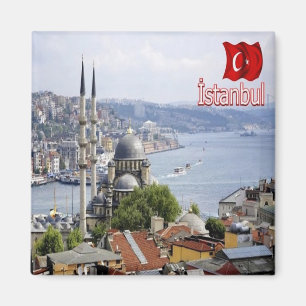 zTR020 ISTANBUL Panorama, Türkei, Europa, Kühlschr Magnet