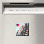 zTW004 HSINCHU, Taiwan Formosa, Kühlschrank Magnet (In Situ (Geschirrspüler))