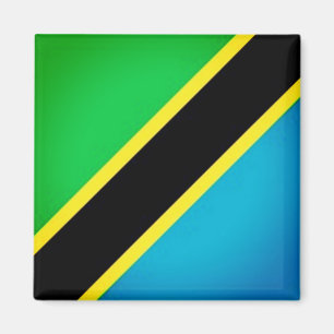 zTZ001 TANSANIA, Flag, Afrika, Kühlschrank Magnet