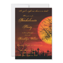 Zu Abend zu Halloween Junggeselinnen-Abschied Einl