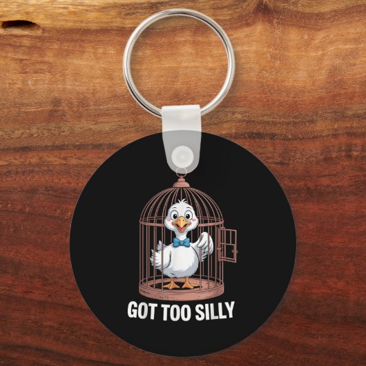 Zu Alberne Gans, zu Funny Jail Duck got Schlüsselanhänger (Vorderseite)