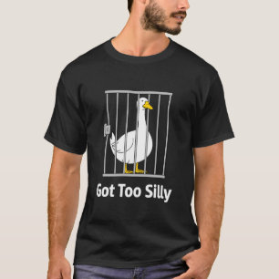 Zu alberne lustige Gans Wortwitz Humor Vogelliebha T-Shirt