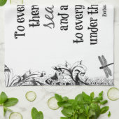 Zu allem gibt es eine Saison Bibel Verse Küchentuch (Gefaltet)