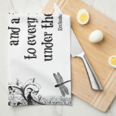 Zu allem gibt es eine Saison Bibel Verse Küchentuch (Viertel Falte)