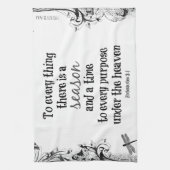 Zu allem gibt es eine Saison Bibel Verse Küchentuch (Vertikal)