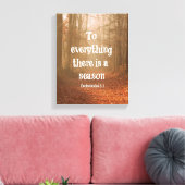 Zu allem gibt es eine Saison Bibel Verse Leinwanddruck (Insitu (Wohnzimmer))