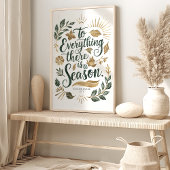 Zu allem, was es gibt eine Jahreszeit: Ecclesiaste Poster