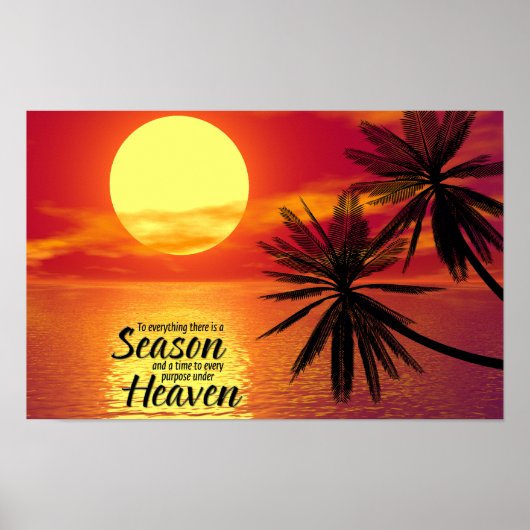 Zu allem, was es gibt, gibt es eine Jahreszeit (Ec Poster (Vorne)