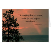 Zu allem, was es gibt, ist die Jahreszeit, die im (Vorderseite (Horizontal))