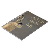 zu Angesagt, um graue Hop zu erhalten Notizblock (Linke Seite)