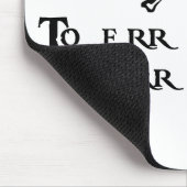 Zu Arr ist Pirat Mousepad (Ecke)