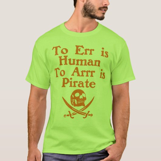 Zu Arrr ist Piraten-Erwachsen-T - Shirt (Vorderseite)