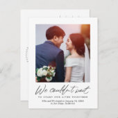 Zu aufregende Ankündigung der bearbeitbaren Farbho Postkarte (Vorne/Hinten)