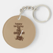 Zu Boden Schlüsselanhänger (Rückseite)