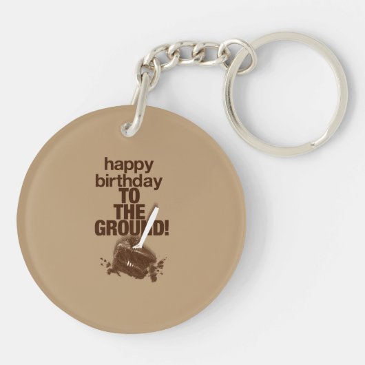 Zu Boden Schlüsselanhänger (Rückseite)