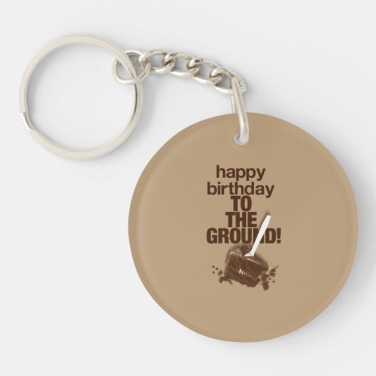 Zu Boden Schlüsselanhänger (Vorderseite)