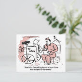 Zu Calvary, Spaß der Armee, Funny Vintag Postkarte (Stehend Vorderseite)