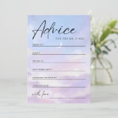 zu Cloud-9-Brautparty Hinweiskarte (Stehend Vorderseite)