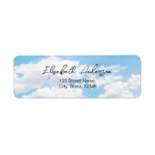 Zu Cloud 9 Brautparty Rücksendeadresse (Vorne)