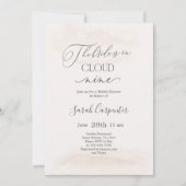 zu Cloud Nine Brautparty Einladung (Vorderseite)