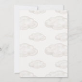 zu Cloud Nine Teddy Bear Gender Reveal Party Einladung (Rückseite)