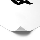 Zu Coo 4 Skool Funny Cool Taubenpun Poster (Ecke)