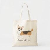 Zu Cool Corgi Tragetasche (Vorne)