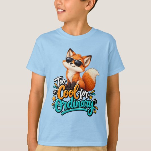 Zu Cool Fuchs T-Shirt (Vorderseite)