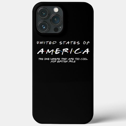 Zu Cool für Britische Regel Funny 4. Juli Geschenk Case-Mate iPhone Hülle (Rückseite)