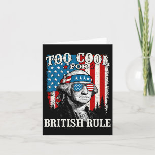 Zu Cool für die britische Flagge unter amerikanisc Karte