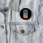 Zu cool für die britische Herrschaft 4. Juli Ameri Button (Beispiel)
