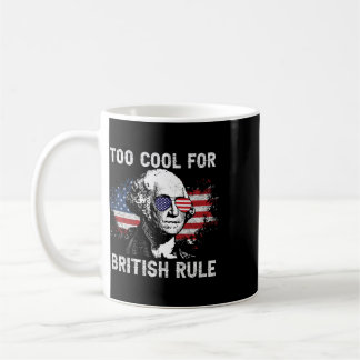 Zu cool für die britische Herrschaft George Washin Kaffeetasse