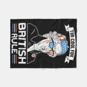 Zu Cool für die britische Regel - Thomas Jefferson Fleecedecke (Vorderseite (Horizontal))