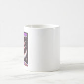 Zu cool für die Erde, so verlassen! Pixel Retro Ax Kaffeetasse (Mittel)