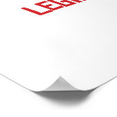 Zu Cool für die gesetzgeberische Regelung Poster (Ecke)