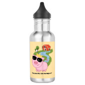 Zu cool für die knabenhafte Zitat-Riesen-Kaffee-Ta Edelstahlflasche (Links)