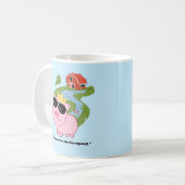 Zu cool für die knabenhafte Zitat-Riesen-Kaffee-Ta Kaffeetasse (Vorderseite Links)